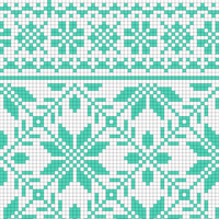 Fair Isle Snowflakes