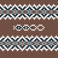 Fair isle wrist warmers