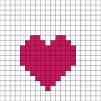 Copy of Heart Chart Double Knitting