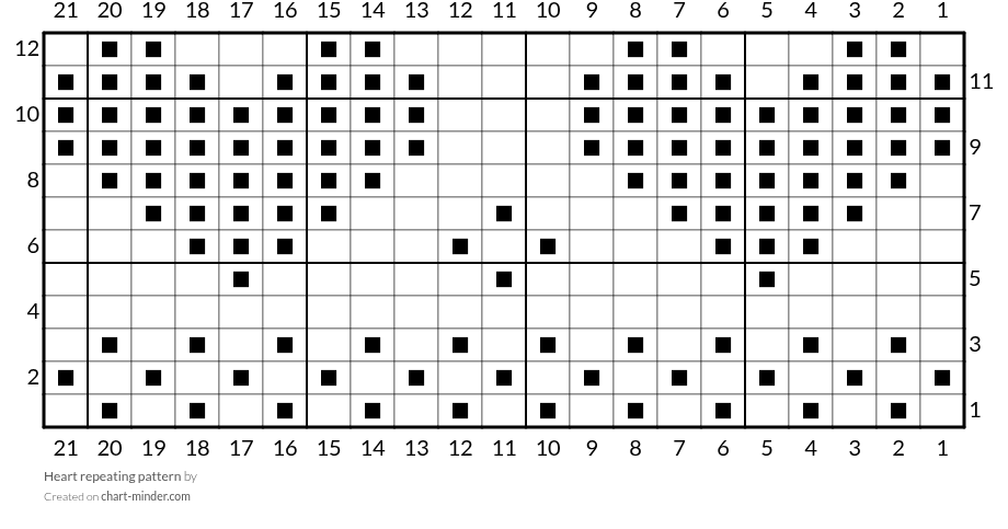Heart repeating pattern
