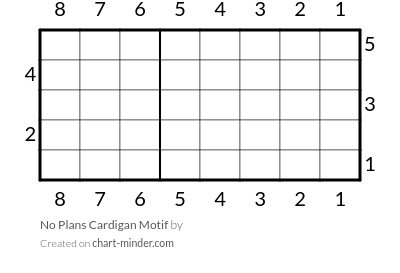 No Plans Cardigan Motif