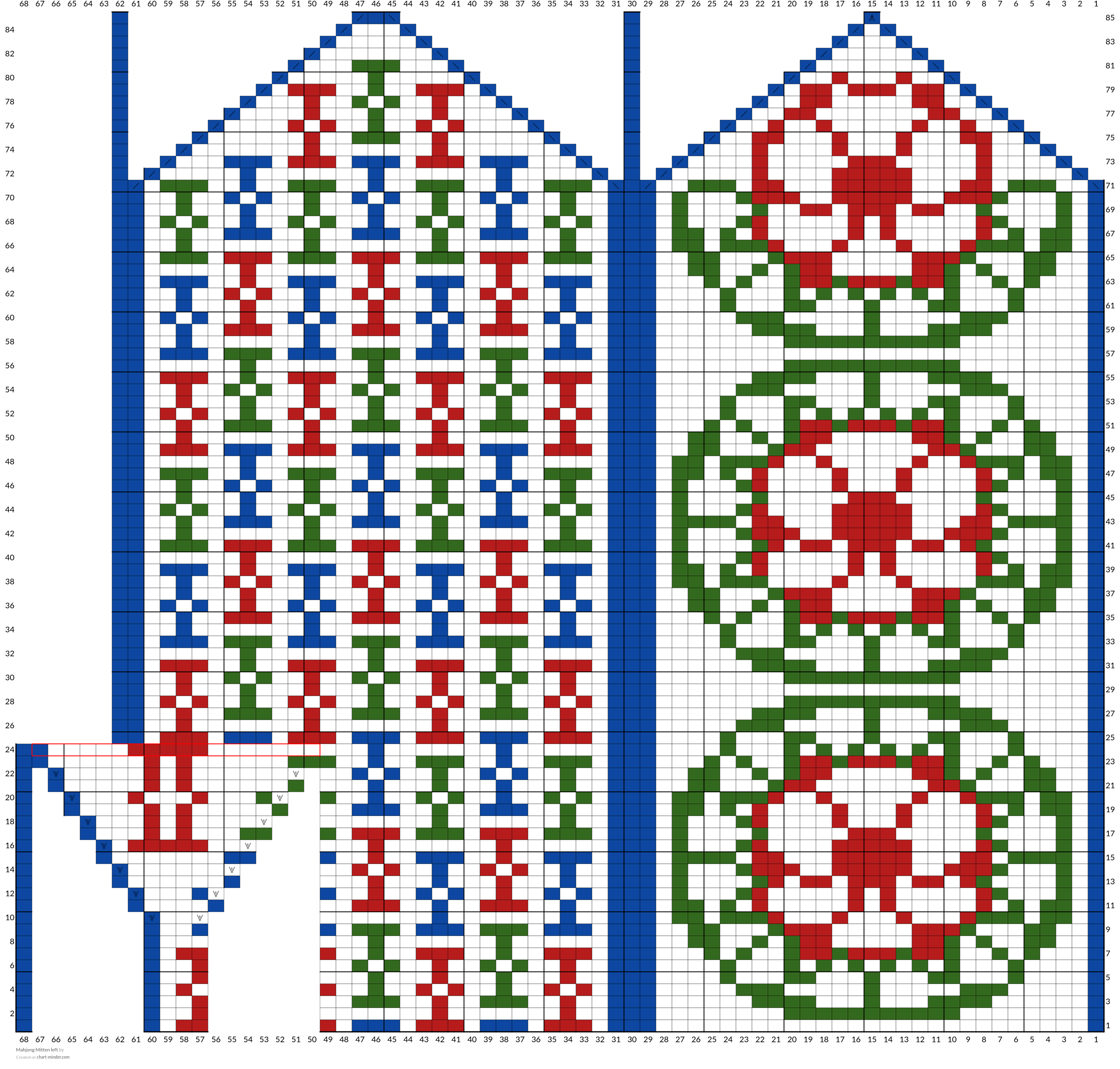 Mahjong Mitten left 