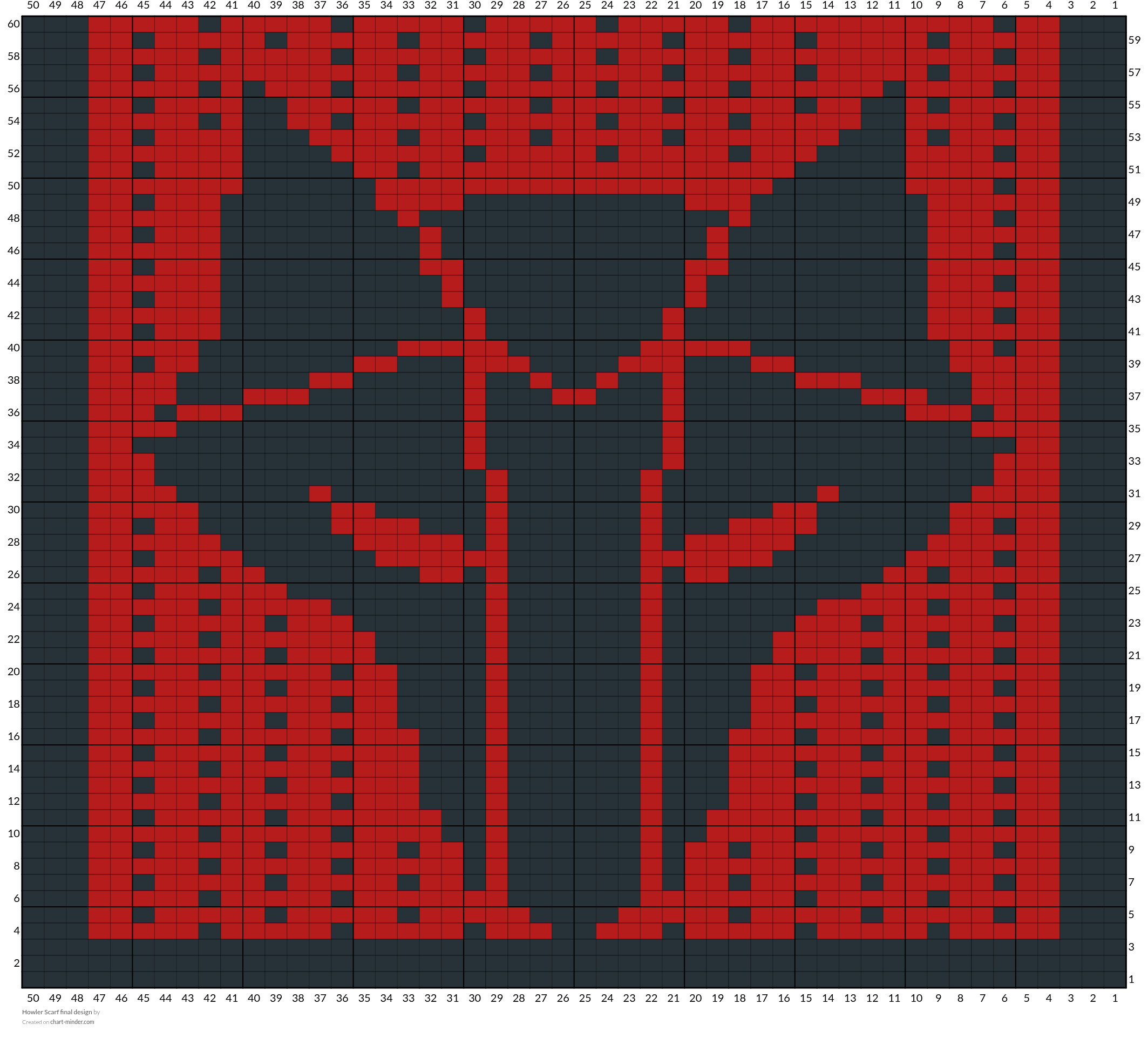 Howler Scarf final design