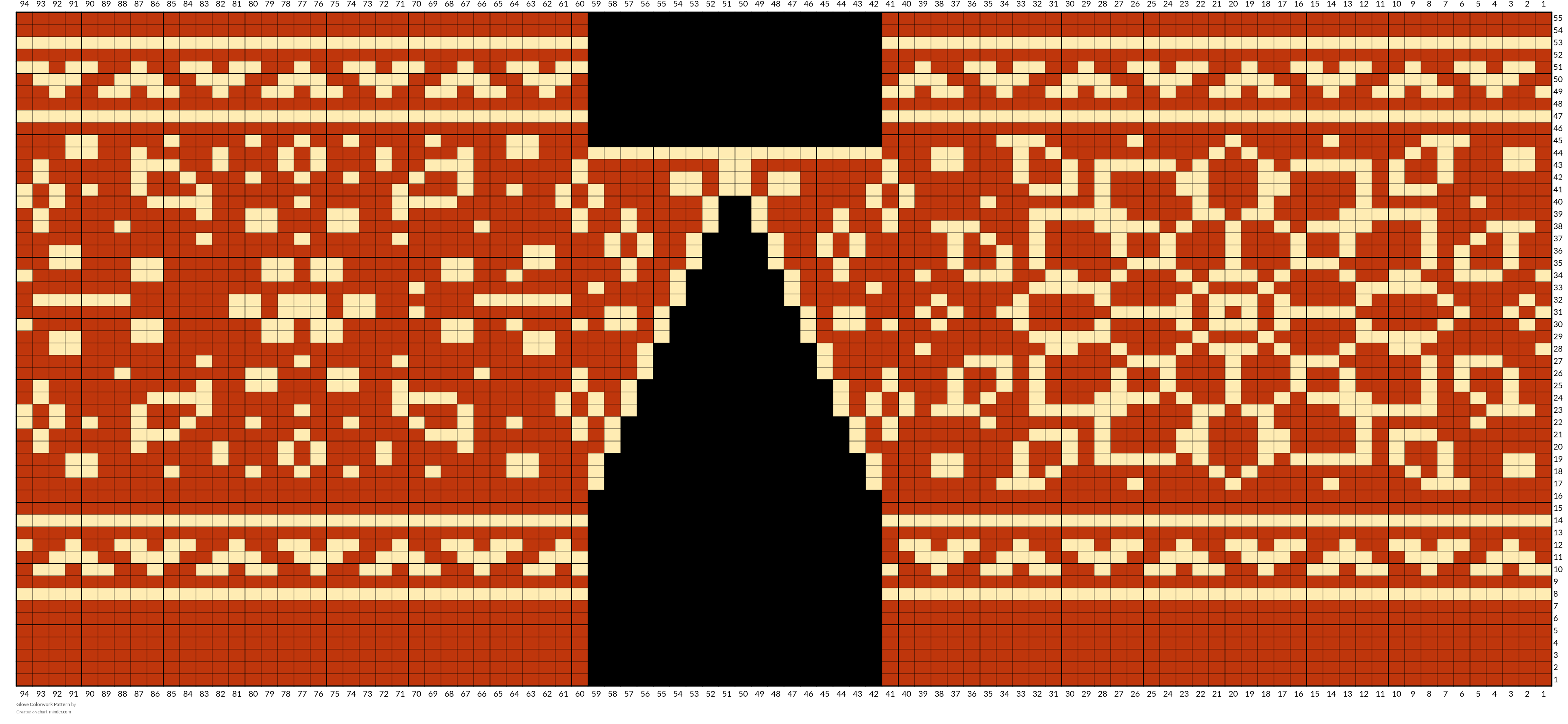 Glove Colorwork Pattern