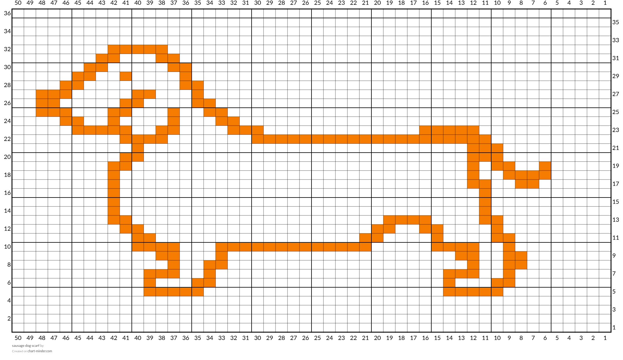 sausage dog scarf 