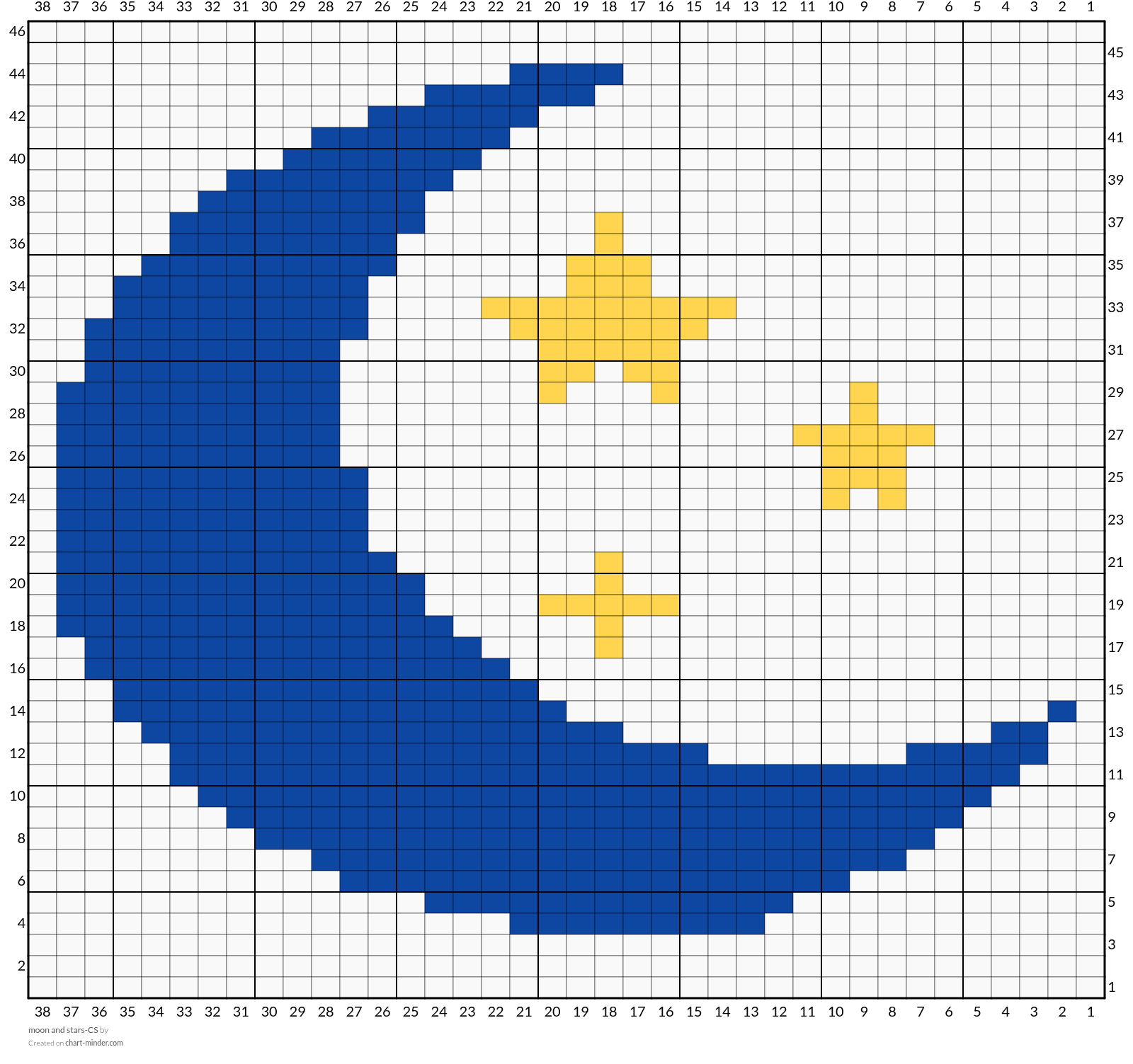 moon and stars-CS