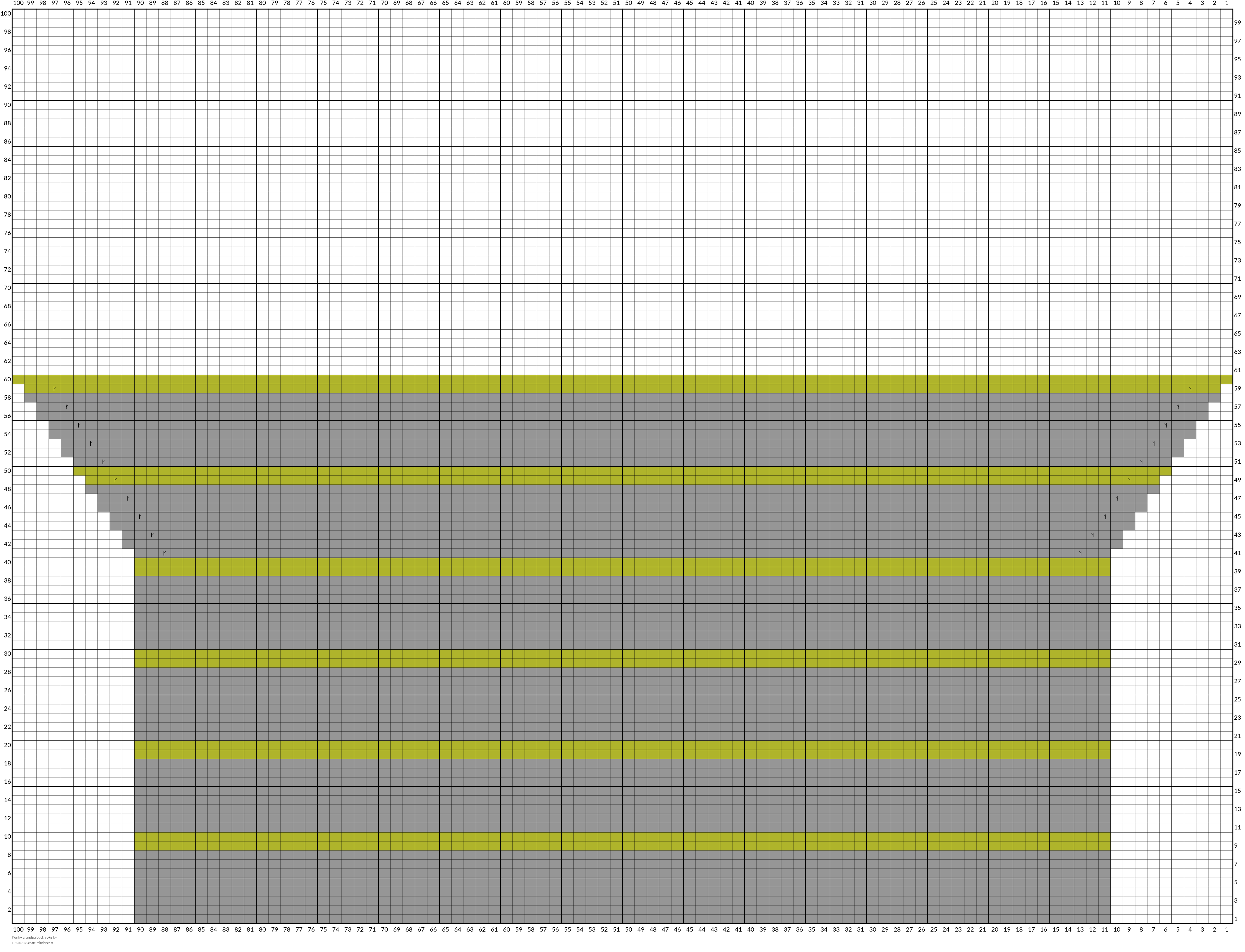 Funky grandpa back yoke