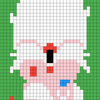 Santa Stocking Knit Flat