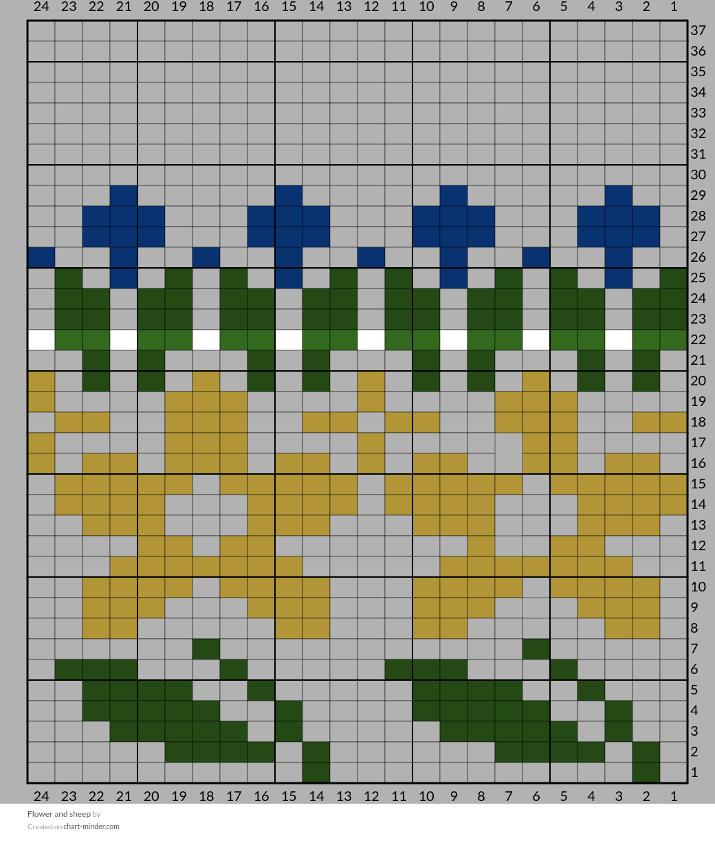 Flower and sheep