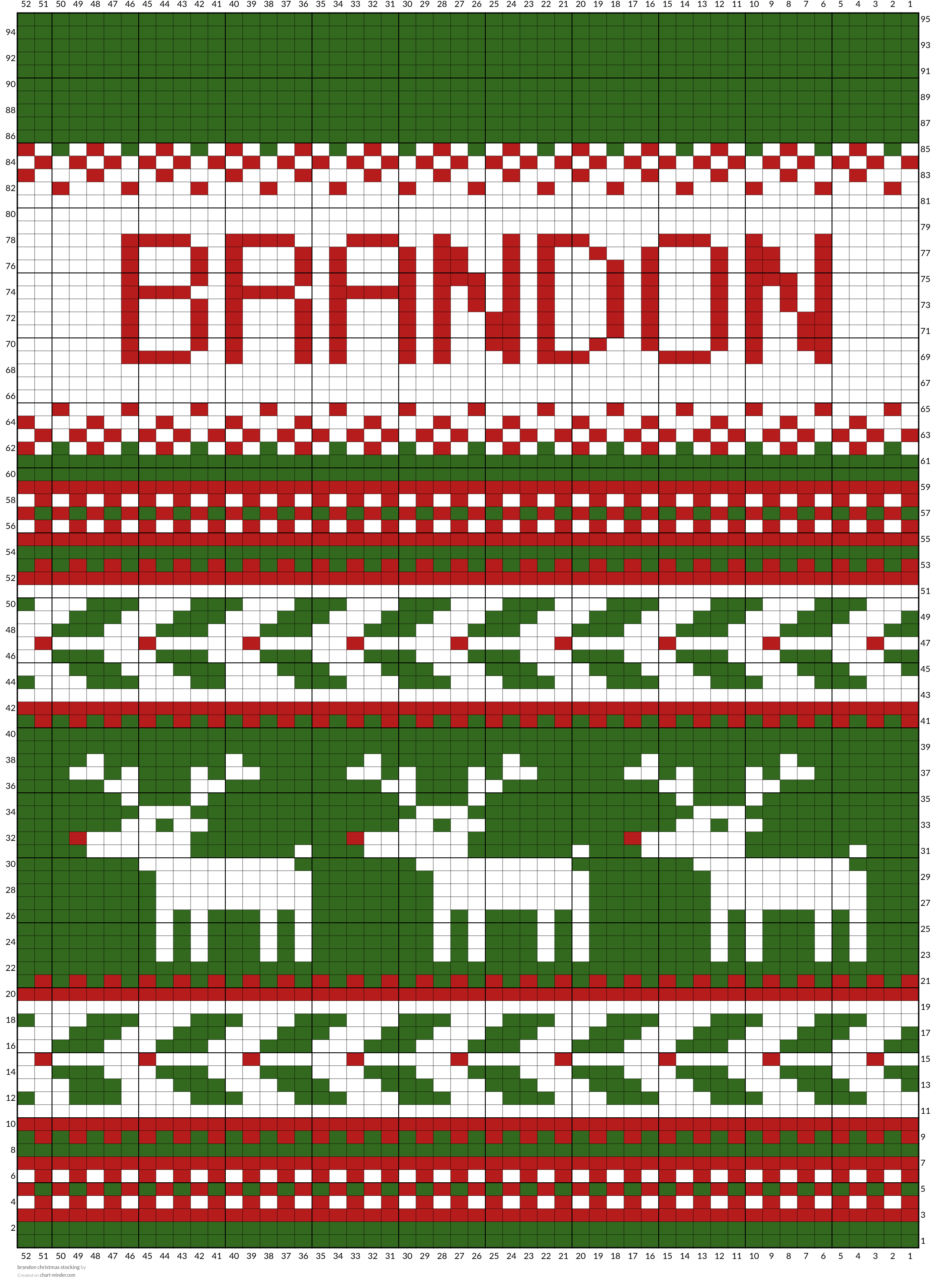 brandon christmas stocking