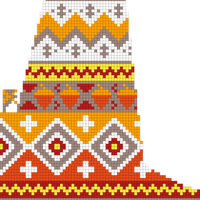 Autumn fox vest back