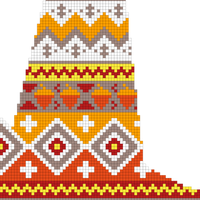 Autumn fox vest fron