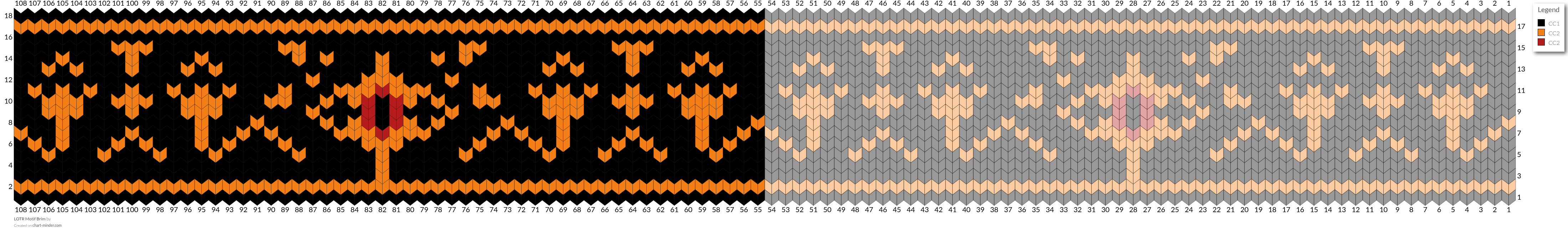 LOTR Motif Brim