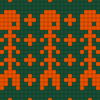 Double knit fish hat