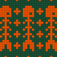 Double knit fish hat