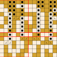  Triskel Cap Decrease Row 5, 6