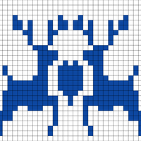 Reindeer with heart