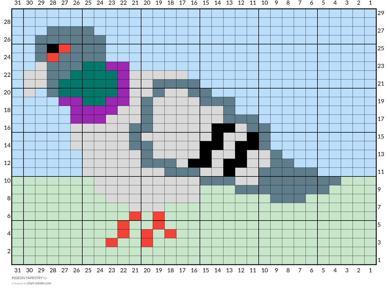 PIGEON TAPESTRY