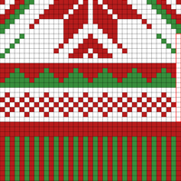 Christmas Fingerless mittens