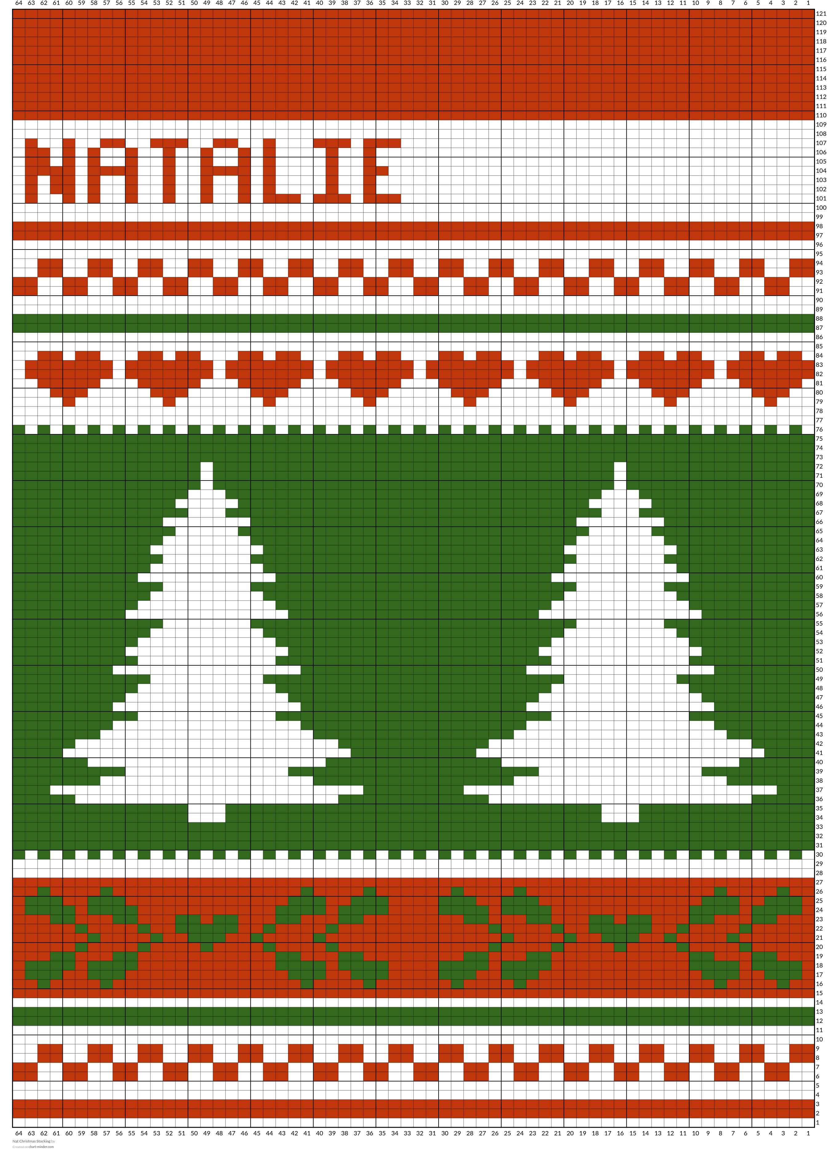 Nat Christmas Stocking