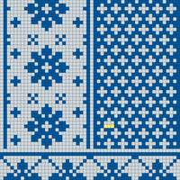 Snow Flake Mitten L