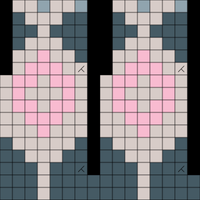 Muttis rosa Grauer Pullover