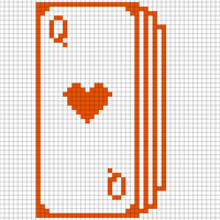 Playing card pattern