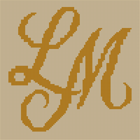 Elegant golden monogram on needlepoint canvas.png