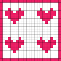 Copy of carré coeur