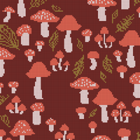 mushroom tapestry