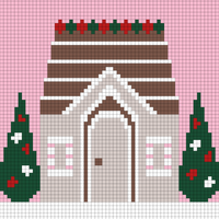 Copy of Copy of Gingerbread House Pillow