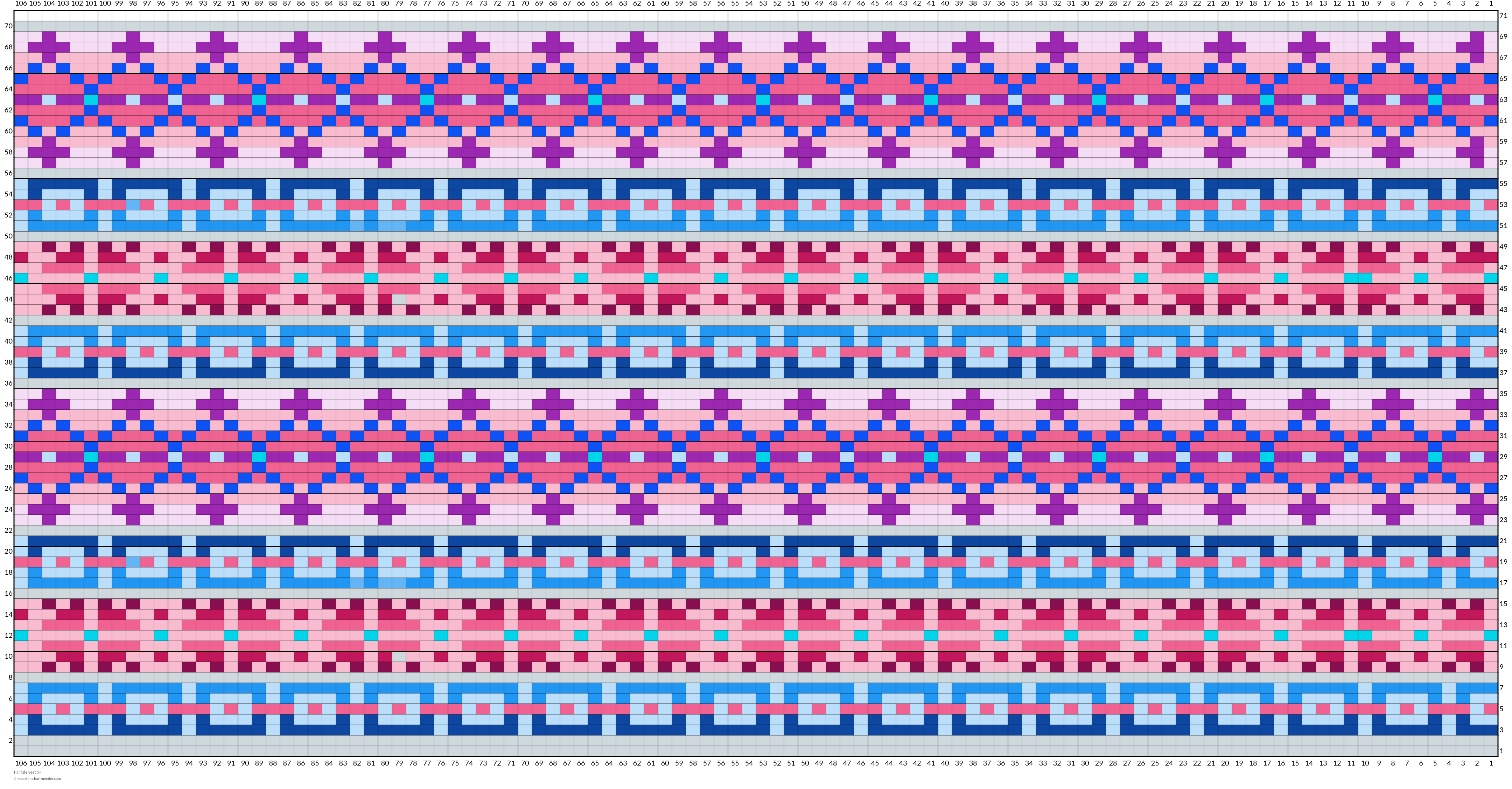 Fairisle vest