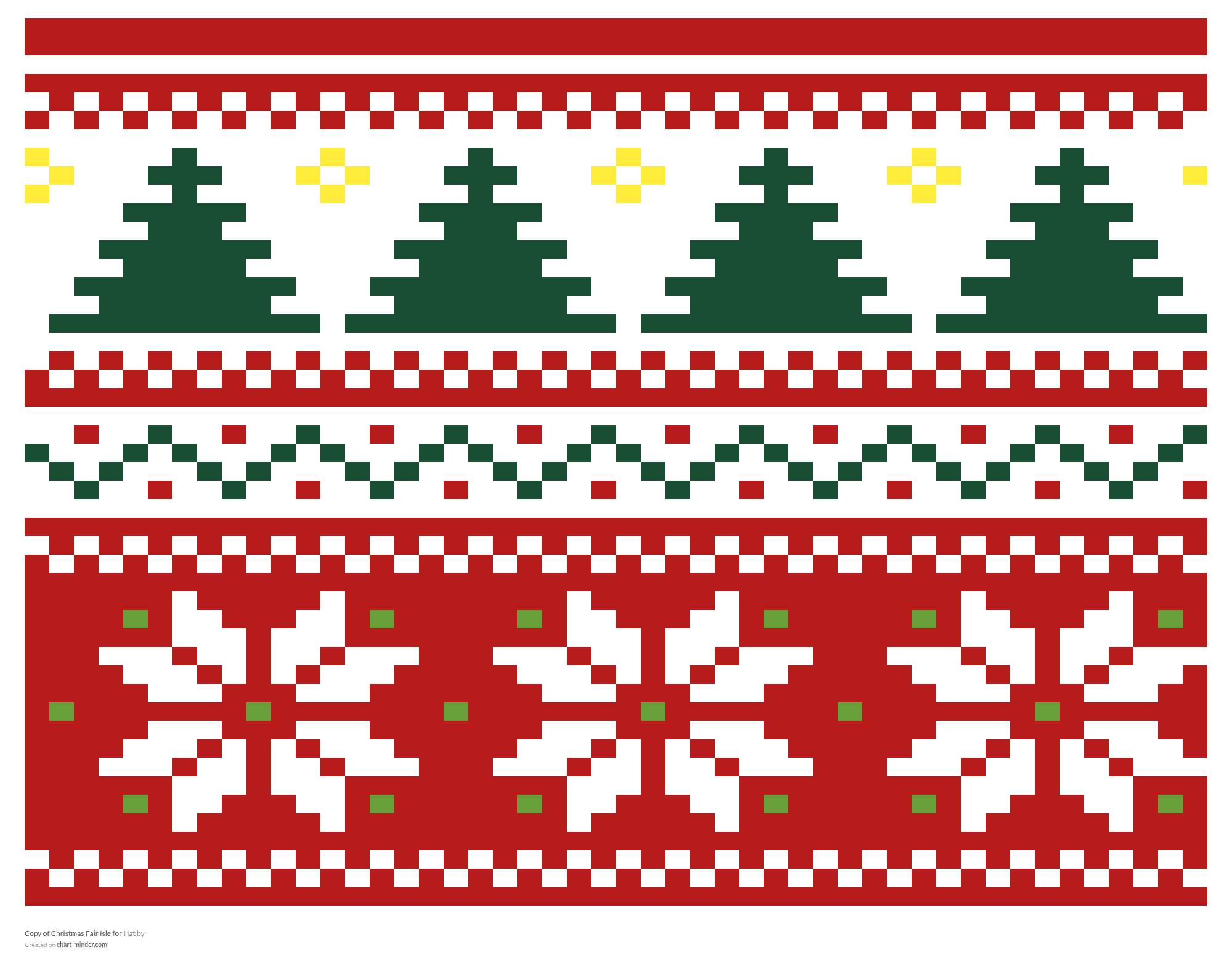 Copy of Christmas Fair Isle for Hat
