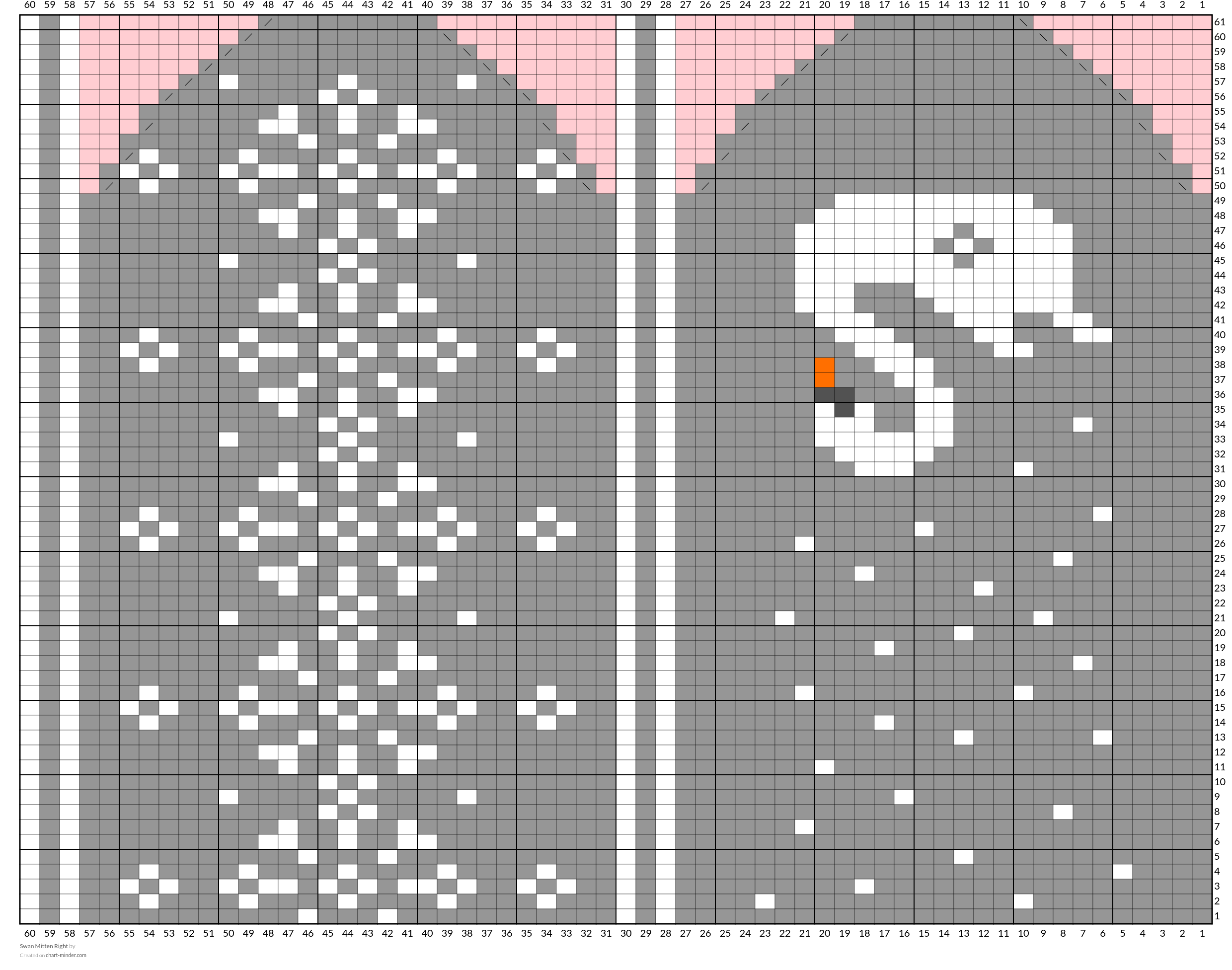 Swan Mitten Right
