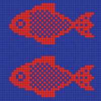 Copy of Copy of Copy of Copy of Blue Fish Chart Knitting