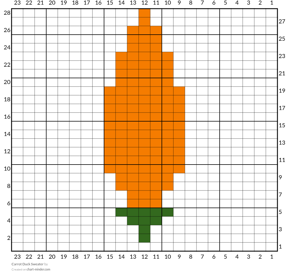 Carrot Duck Sweater