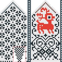 Copy of Selbu Mittens Blank Chart