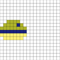 Bas haut derrière poissons