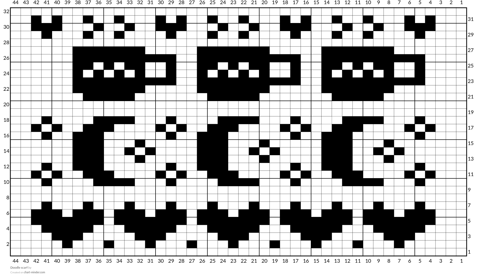 Doodle scarf