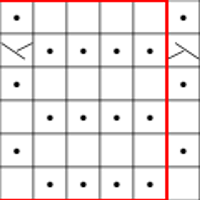 Square Hat with 2 Poms