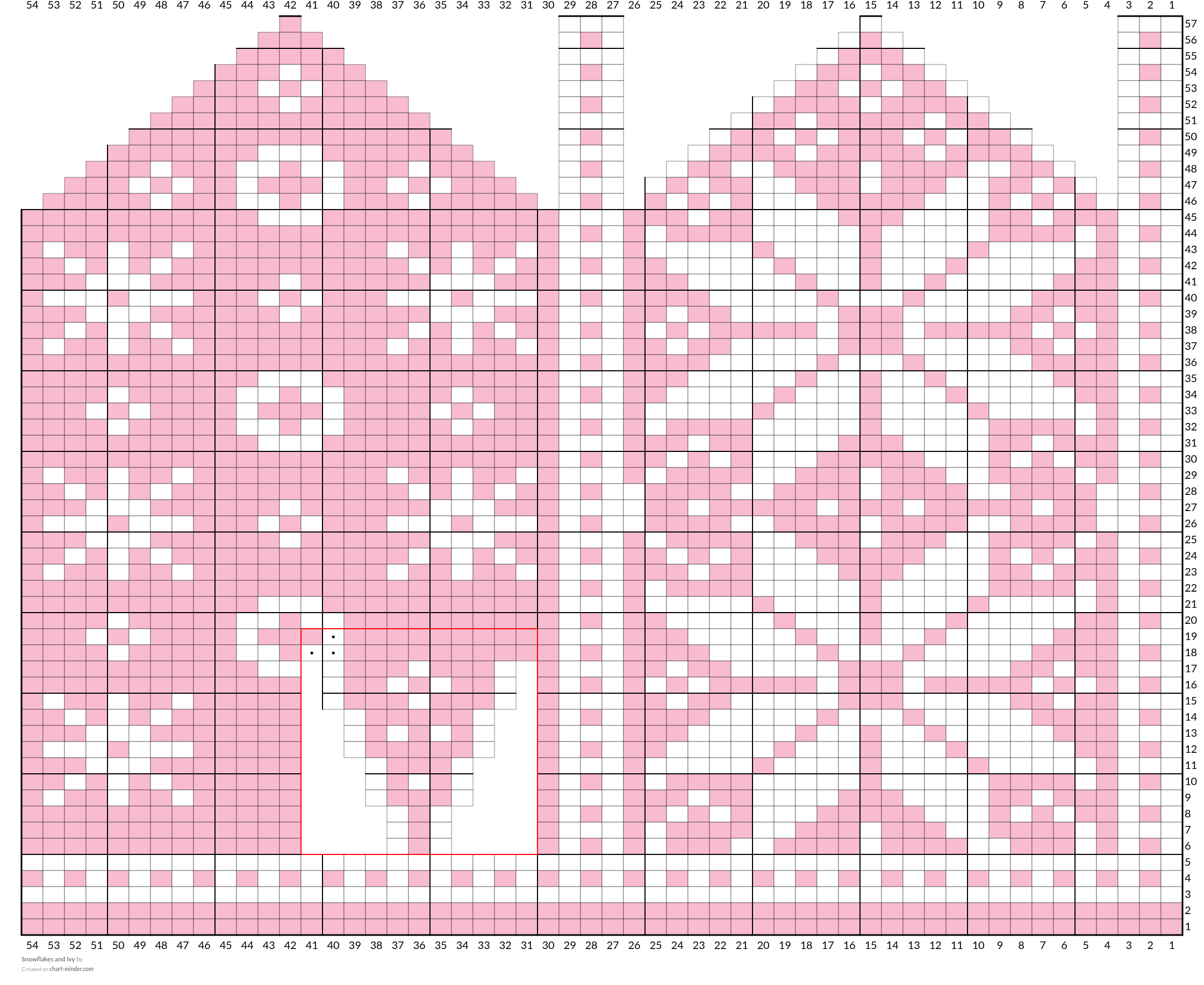 Snowflakes and Ivy