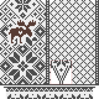 Hand - RIGHT Hummy Selbu Mittens