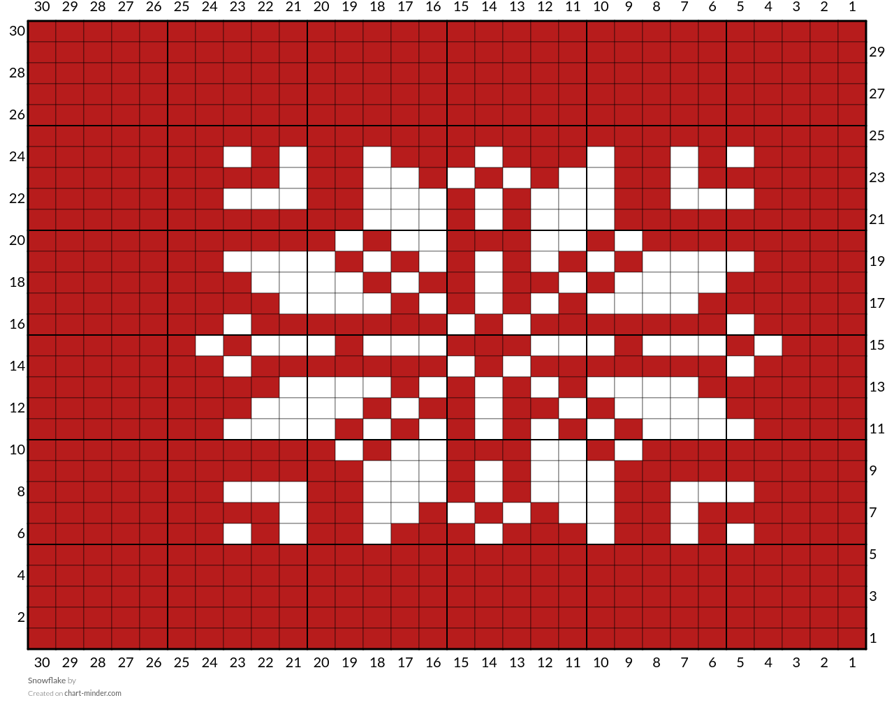 Snowflake Hat (bulky)