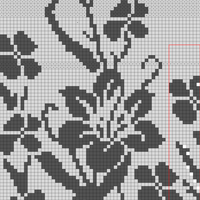 flower filet crochet