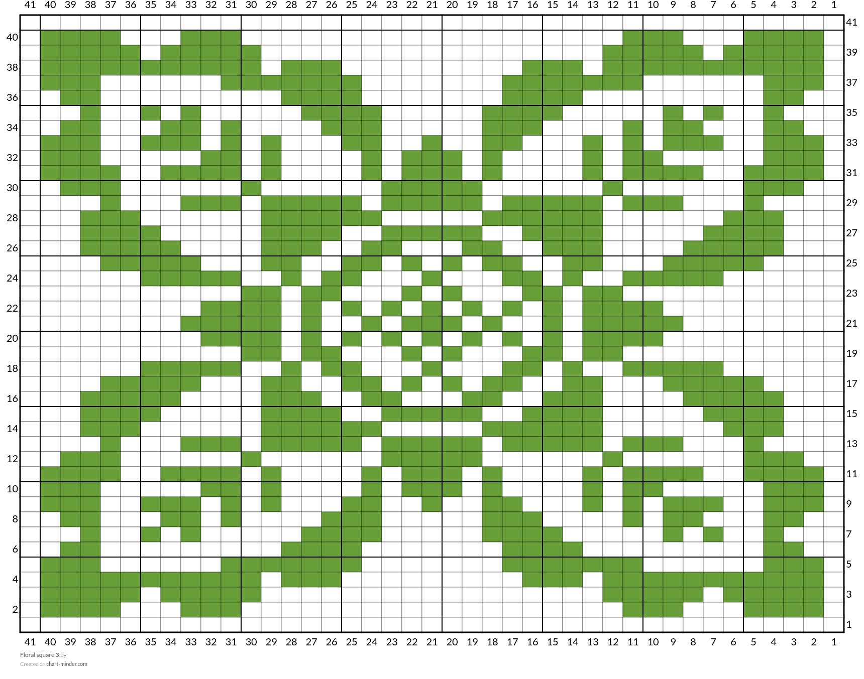 Floral square 3