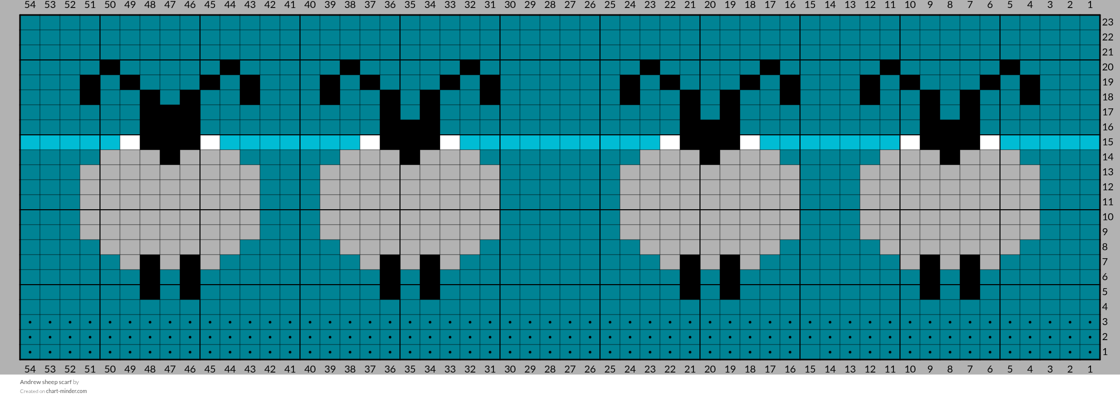 Andrew sheep scarf 