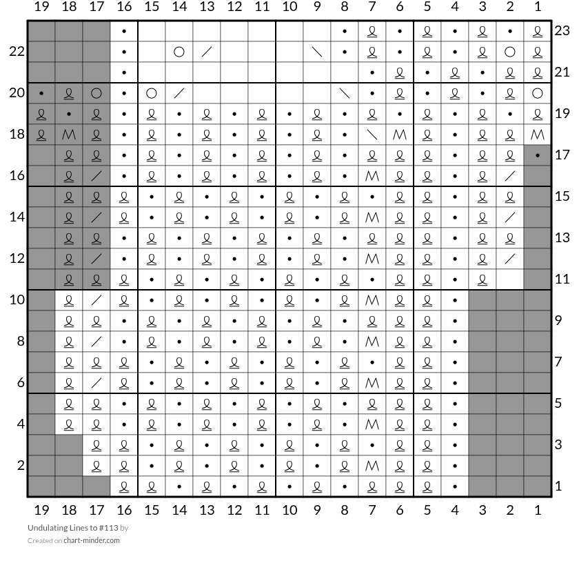 Undulating Lines to #113