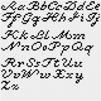 Cursive Alphabet