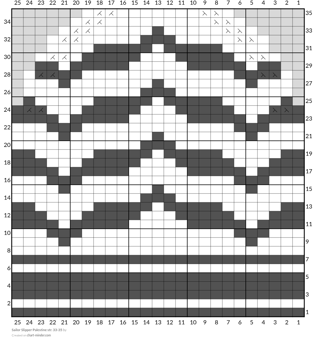 Sailor Slipper Palestine str. 33-35