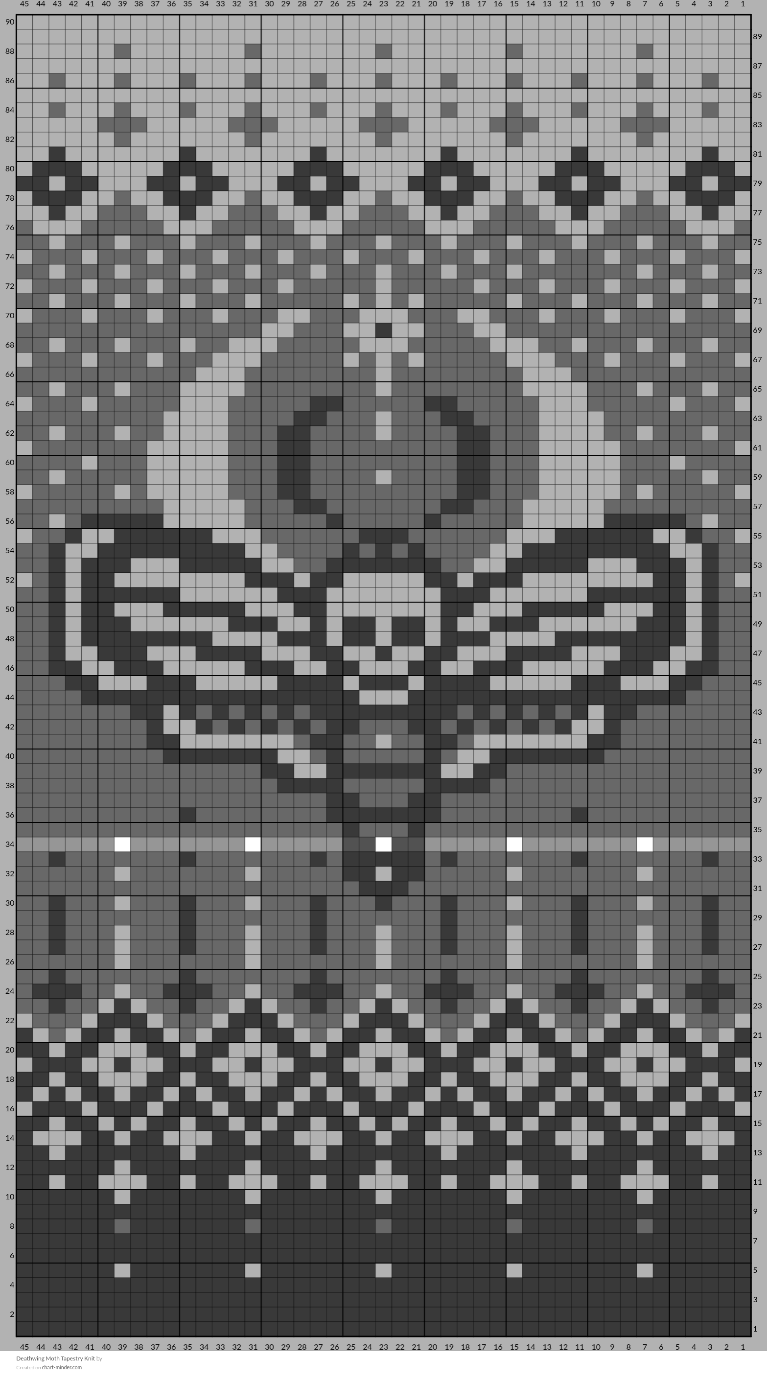 Deathwing Moth Tapestry Knit